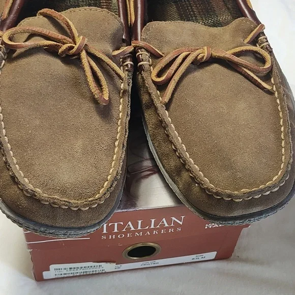 Brown Suede Men's Loafers - Picture 3 of 9